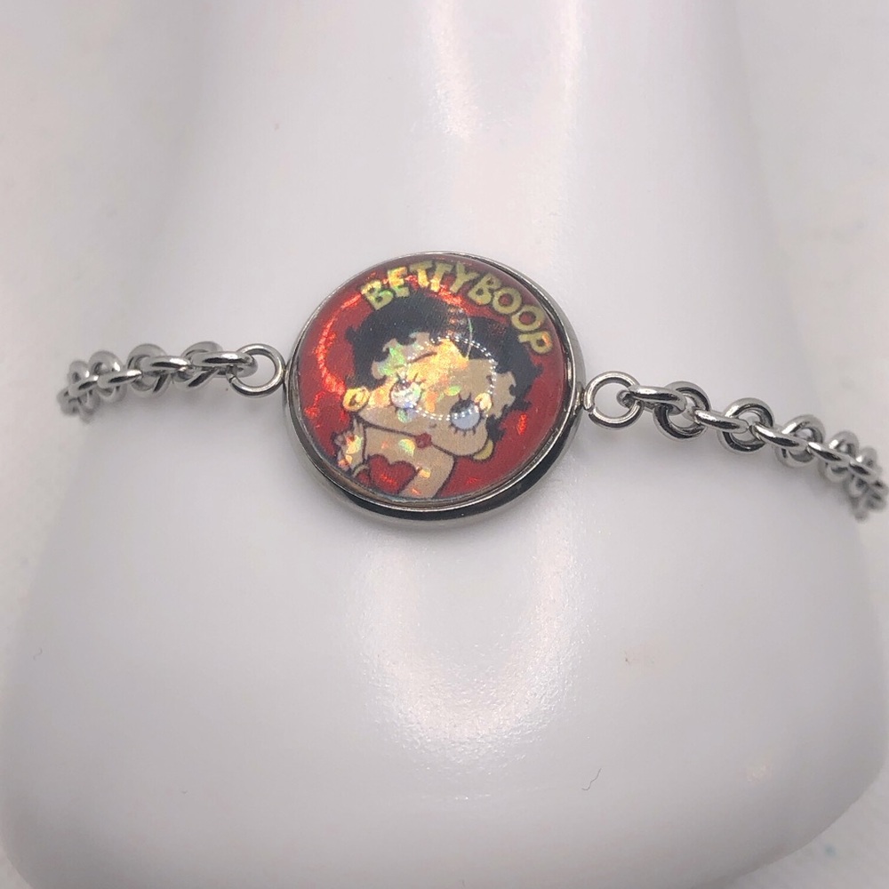 New Drop!!!! Holographic Betty Boop Bracelet